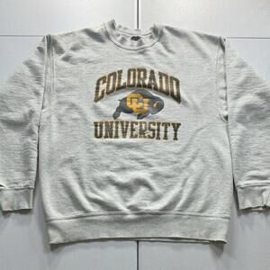Colorado Buffaloes Sweatshirt Gray College University Usa K789000